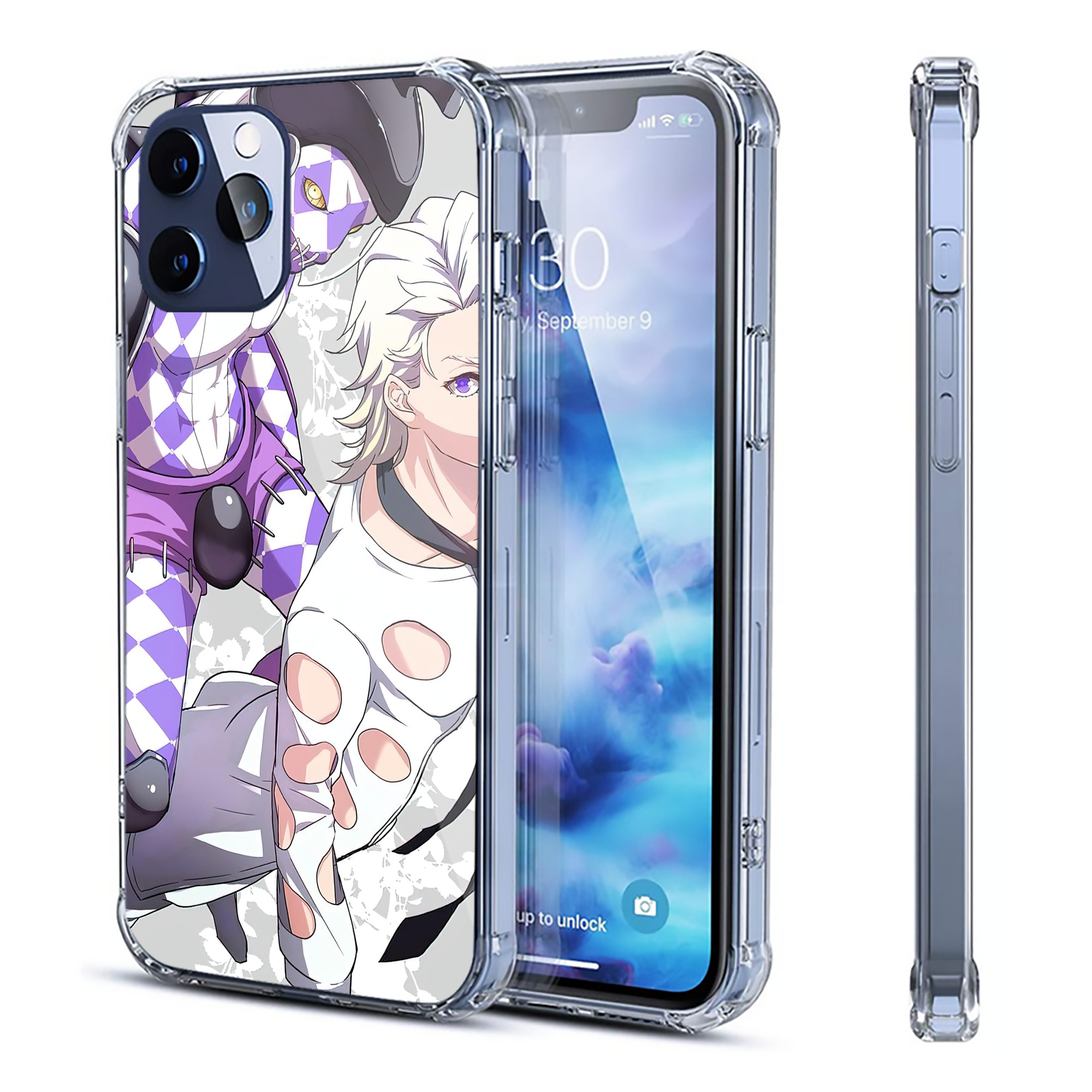 （画像用） ジョジョの奇妙な冒険 JoJo's Bizarre Adventure 【iPhone 12シリーズ対応】透明スマホケース（クリアソフトケース）